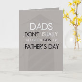 Vous n'êtes pas une carte de Fête des pères différ (Fleur jaune)