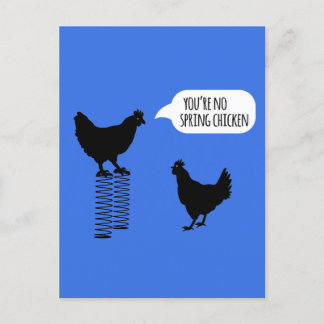 Vous n'êtes pas une carte postale de poulet au pri