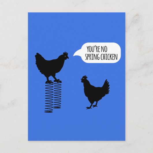 Vous n'êtes pas une carte postale de poulet au pri (Devant)