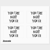 Vous n'êtes pas vos Stickers (Feuille)