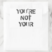 Vous n'êtes pas vos Stickers (Sac)