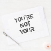 Vous n'êtes pas vos Stickers (Enveloppe)