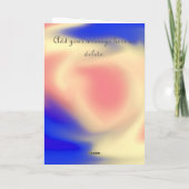 Vous Nous Manquez ! Carte (Dos)