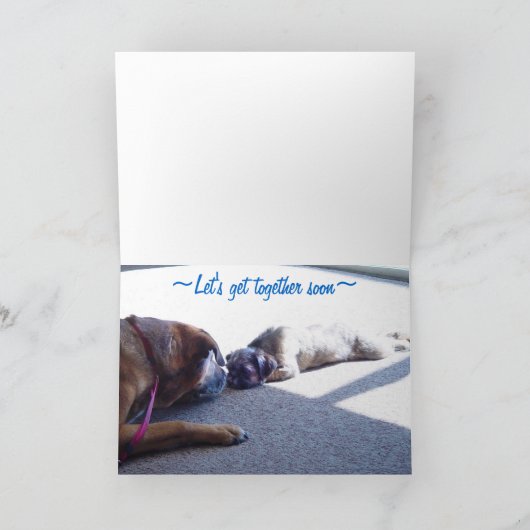 Vous nous manquez Rassemblons bientôt Carte (Intérieur)