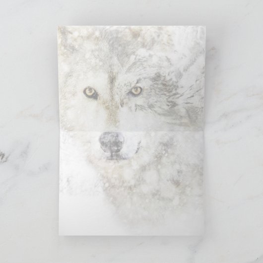 "Vous observer" - Carte de voeux (Intérieur)