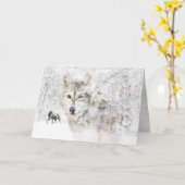 "Vous observer" - Carte de voeux (Fleur jaune)