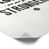 Vous obtenez plus fort - Impression d'art de 8 po  (Coin)