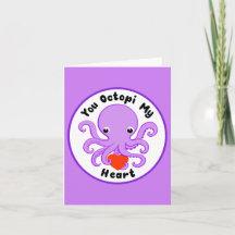 Vous Octopiez Mon Cœur Carte