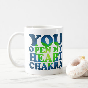 Vous Ouvrez Mon Coeur Chakra White Mug Cadeau Spir