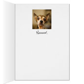 Vous partez ? Nonnn ! Chien Chihuahua amusant (Intérieur (Droit))