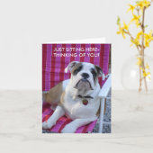 VOUS PENSEZ À VOTRE CARTE VIERGE ! (Fleur jaune)