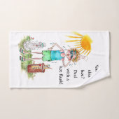 "Vous pensez que c'est chaud", "flash chaud" mémoi (Serviette à main)