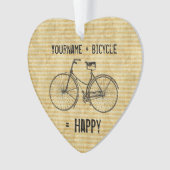 Vous plus la bicyclette égale le jaune antique (devant)