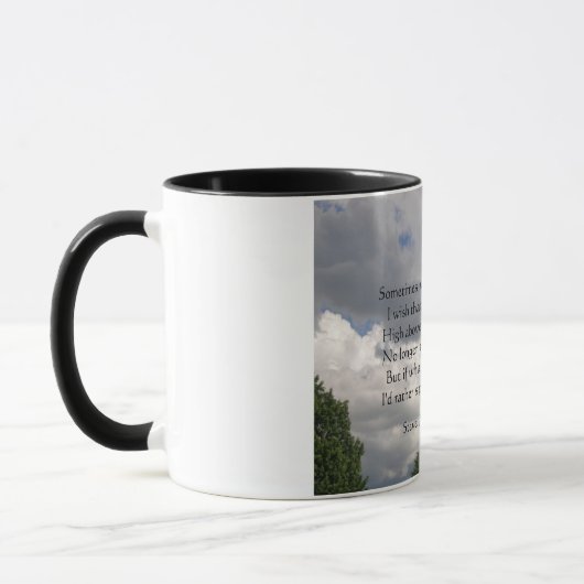 Vous poème, tasse de sonnerie (Gauche)