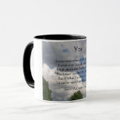 Vous poème, tasse de sonnerie (Devant gauche)