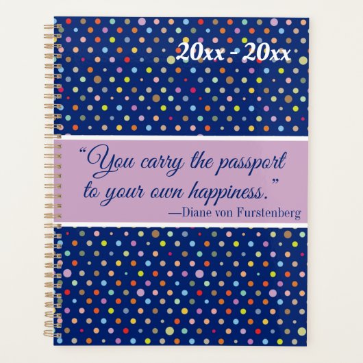 Vous Portez Votre Passeport À Votre Propre Bonheur (Devant)