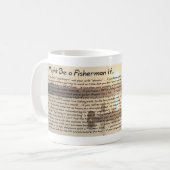 Vous pourriez être une tasse de pêcheur (Devant gauche)