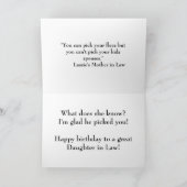 Vous pouvez choisir vos puces - carte d'anniversai (Intérieur)