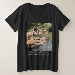 Vous pouvez être mon Flamant rose, ... Noir fémini