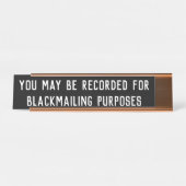 Vous pouvez être signe enregistré de plaque (Devant)