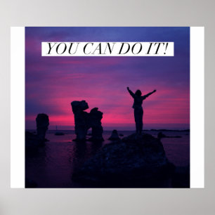 Vous pouvez le faire ! - Affiche de motivation