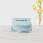 'Vous Pouvez Le Faire' - Carte De Positivité (Fleur jaune)