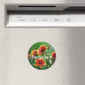 Vous Pouvez Le Faire Fleurs Aimant Motivationnel (In Situ (Lave-vaisselle))