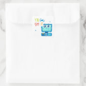 Vous Pouvez Le Faire Sticker Technologie Rétro (Sac)