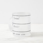 Vous pouvez parler la tasse de café maintenant (Devant gauche)