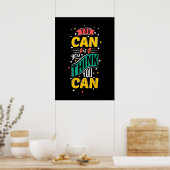 Vous Pouvez Si Vous Pensez Vous Motivation Poster (Cuisine)