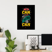 Vous Pouvez Si Vous Pensez Vous Motivation Poster (Bureau à domicile)