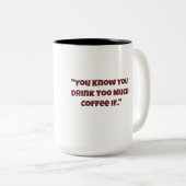 Vous Pouvez Vibrer À Travers Des Murs Drôle Mug (Devant droit)
