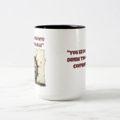 Vous Pouvez Vibrer À Travers Des Murs Drôle Mug (Centre)