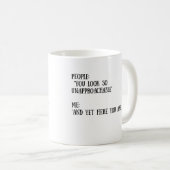 Vous regardez la tasse tellement inaccessible (Devant droit)