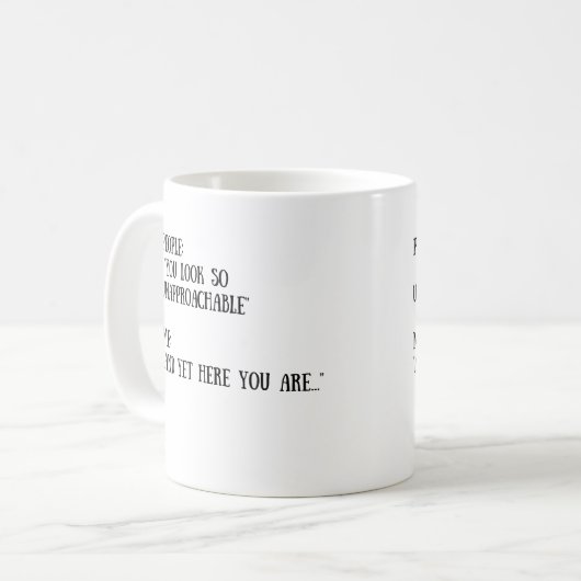 Vous regardez la tasse tellement inaccessible (Devant gauche)