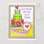 Vous Remplissez Ma Carte Postale Inspirante De Vie (Devant)