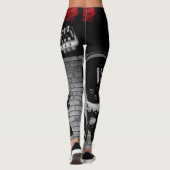 vous rochez les leggings rouges noirs (Dos)