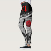 vous rochez les leggings rouges noirs (Gauche)