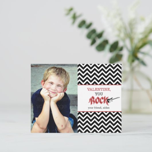 Vous, Rock ! Carte postale Saint-Valentin (Debout devant)
