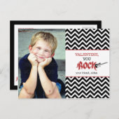 Vous, Rock ! Carte postale Saint-Valentin (Devant / Derrière)