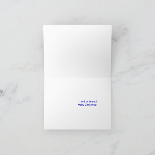 Vous Rock Cartes pour notes de Noël (Intérieur)