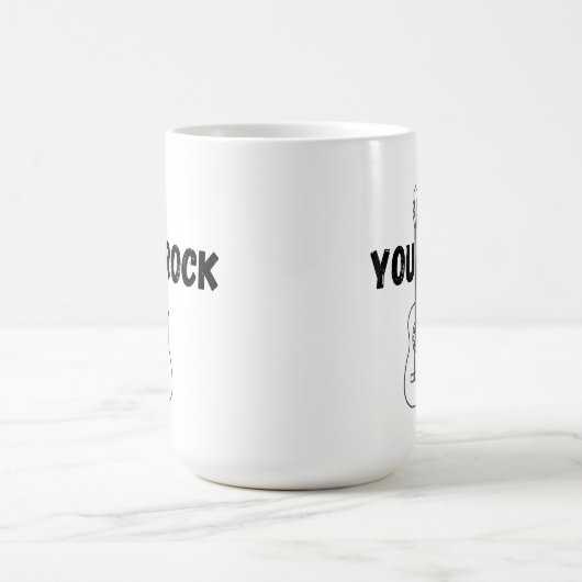 Vous Rock Guitare Mug (Centre)