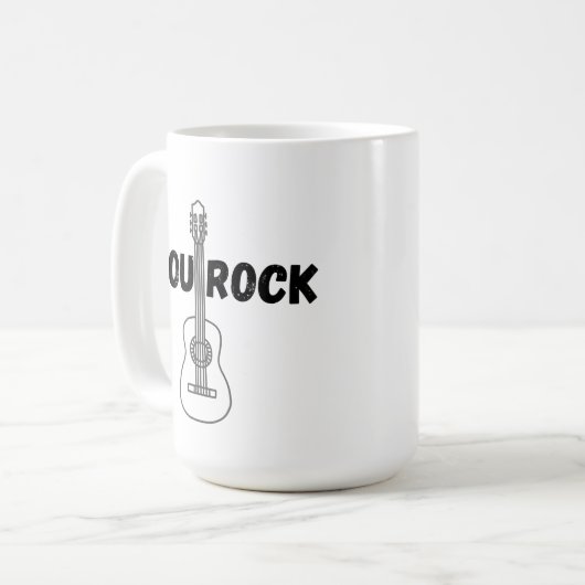 Vous Rock Guitare Mug (Devant gauche)