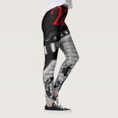 vous rock leggings noirs rouges (Droite)