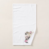 Vous Rock Mon Monde | Sublimation de motocyclette  (Serviette à main)