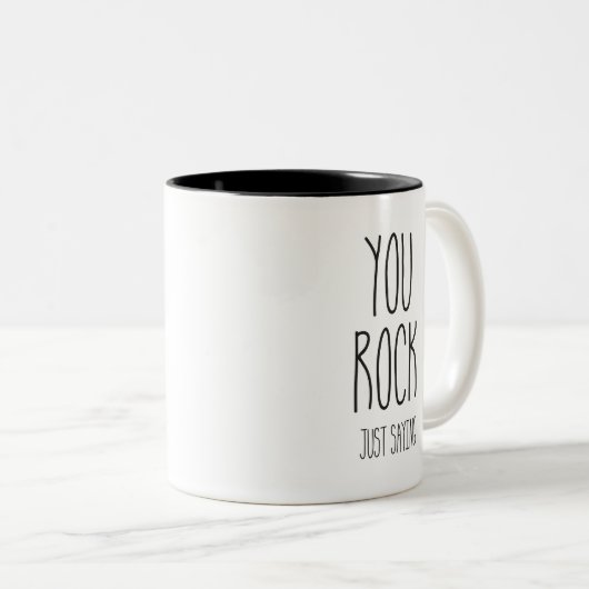 Vous Rock Savez Juste Dire Café Mug (Devant droit)