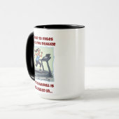 Vous savez que vous buvez trop de café si Mug (Devant gauche)