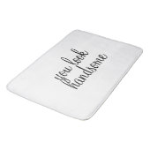 "Vous semblez" le grand tapis de bain beau (Angle)