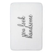 "Vous semblez" le grand tapis de bain beau (devant Vertical)