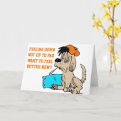 ***VOUS SENTEZ MIEUX BIENTÔT*** CARTE (Fleur jaune)